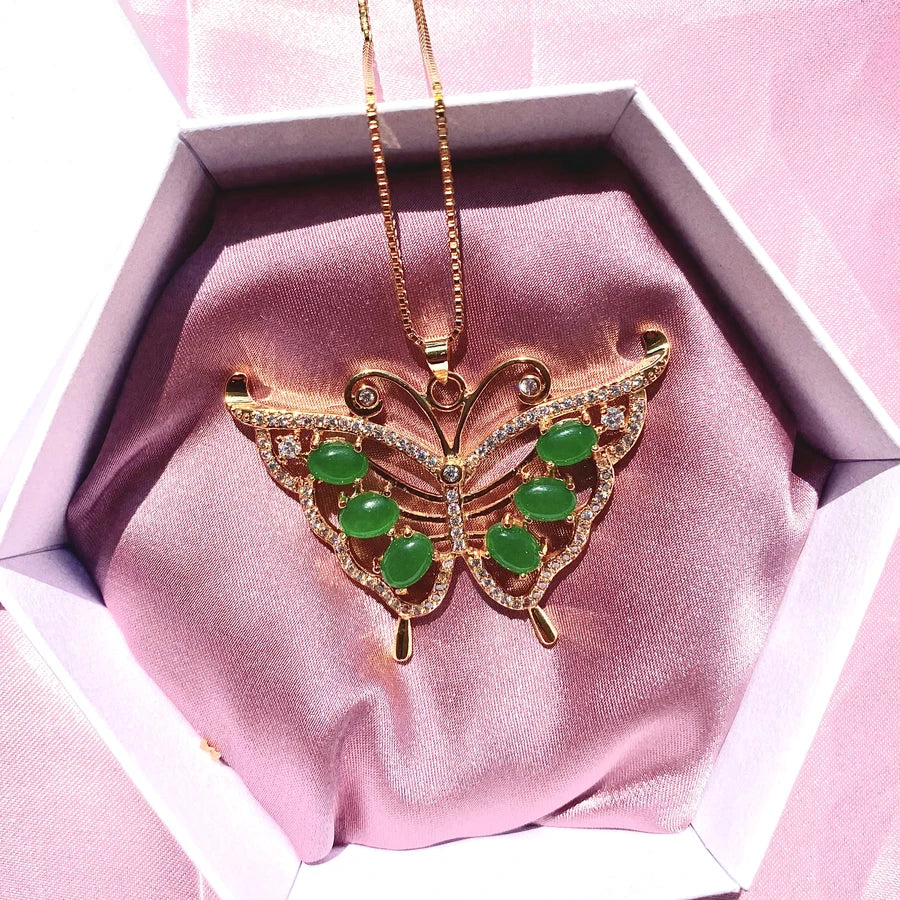 “MARIPOSA JADE” NECKLACE